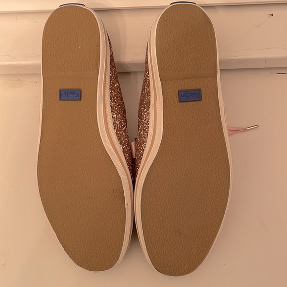 Kate Spade Keds in rose gold glitter - Picture 4 of 4